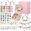 Christmas Bracelet Making Kit 66PCs Charm Bracelets Kit with Jewelry Box Carousel 1