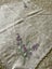 A lovely pure white linen, heavily hand embroidered Vintage Linen Tablecloth Carousel 4