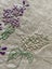 A lovely pure white linen, heavily hand embroidered Vintage Linen Tablecloth Carousel 6