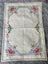 A lovely bright linen hand embroidered Doily/tray cloth Carousel 1
