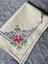 A lovely bright linen hand embroidered Doily/tray cloth Carousel 3