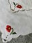 2 perfect unused pure white embroidered serviettes Carousel 3