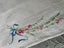 A lovely white huckaback linen embroidered hand towel Carousel 2