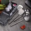 4 Piece Kitchen Utility Set Stainless Steel Carousel 4