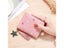 Pu Leather Card Bag Mini Wallet Ladies Money Clip Love Embroidery Carousel 7