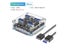 ORICO Transparent Usb C Hub 4 Port Expansion With Power Supply Interface Usb Carousel 1