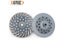 BGTEC 2pcs 7inch Diamond Turbo Row Grinding Cup Wheel 180mm Grinding Discs For Carousel 3