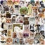 10/30/50PCS Kawaii Love Cat PVC Sticker Aesthetic Children's Korean Decoration Carousel 1