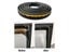 1 Pcs Self-Adhesive Stove Rope Door Seal Glass Yarns Diameter 10mm Width 18mm Carousel 3