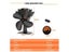 4 Blade Heat Powered Stove Fan Black Fireplace Fan Komin Log Wood Burner Eco Carousel 7