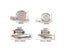 10Pcs 19/24/29MM Round Brooch Pins Base Cabochon Blanks Trays With Brooch Pins Carousel 1