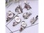 10Pcs 19/24/29MM Round Brooch Pins Base Cabochon Blanks Trays With Brooch Pins Carousel 3