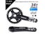 TANKE Crankset 170MM Bicycle Chainring Hollow Integrated Crankset 104 BCD Carousel 1