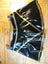 20% OFF 48 hour SALE ~ 2 Metres METALLIC (BLACK) PETROL BLUE LATEX SHEETING UK Carousel 9