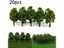 20Pcs 8CM Mini Model Trees Micro Landscape Decor Train Layout Accessories DIY Carousel 3