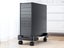 ORICO CPB4 Black Adjustable ABS Desktop Computer Tower Holder Cart with Wheels Carousel 4