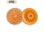 BGTEC 2pcs M14 Dia180mm Diamond Double Row Grinding Cup Wheel Polishing Tile Carousel 3
