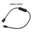 Data Sync USB 2.0/3.0 Extender Cord USB Extension Cable With ON OFF Switch For Carousel 1