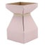 Vaz Medium Transportable Cardboard Vase with Liner in Champagne Pink. Set of 10 Carousel 1
