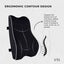 Orku Ergonomic Lumbar Cushion - Memory Foam Back Support Car Office Gaming Chair Carousel 3
