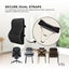 Orku Ergonomic Lumbar Cushion - Memory Foam Back Support Car Office Gaming Chair Carousel 6