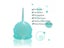 1pcs Menstrual Cup 100$% Medical Grade Silicone Period Cup For Collector Carousel 5