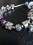 Beautiful pretty all sterling silver bracelet and all sterling silver charms Carousel 5