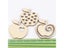 Natual Wooden Apple Pattern Scrapbooking Art Collection Craft For Handmade Carousel 5