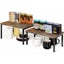 2 Pieces Stackable Countertop Organizer Shelf Set Carousel 6
