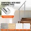 39.4In Handrails For Outdoor Steps 2 Crossbars Staircase For Porch Deck Carousel 6