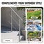 39.4In Handrails For Outdoor Steps 2 Crossbars Staircase For Porch Deck Carousel 7