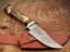 Hand Made Damascus Steel Stag Horn & Rose Wood Handle Collector Knife RRP 400$ Carousel 2