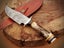 Hand Made Damascus Steel Stag Horn & Rose Wood Handle Collector Knife RRP 400$ Carousel 5