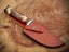 Hand Made Damascus Steel Stag Horn & Rose Wood Handle Collector Knife RRP 400$ Carousel 7