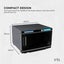 Orku 16L Black UV Electric Towel Warmer Steriliser Cabinet Salon Heat Sanitiser Carousel 3