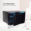 Orku 16L Black UV Electric Towel Warmer Steriliser Cabinet Salon Heat Sanitiser Carousel 7