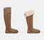 EVERAU(R) UGG Boots Women Double Faced Sheepskin Wool Tall Button Over-Knee J... Carousel 3