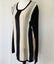 Whistle Jumper Light-med weight Cotton x knit blush silver gold & black L VGC Carousel 2