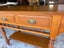 NZ Circa 1980's Solid Kauri Side Table or Console Table Carousel 7