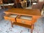 NZ Circa 1980's Solid Kauri Side Table or Console Table Carousel 10