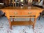 NZ Circa 1980's Solid Kauri Side Table or Console Table Carousel 1