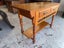 NZ Circa 1980's Solid Kauri Side Table or Console Table Carousel 12
