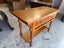 NZ Circa 1980's Solid Kauri Side Table or Console Table Carousel 14