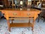 NZ Circa 1980's Solid Kauri Side Table or Console Table Carousel 4