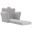 Kids' Sofa Bed Light Grey Soft Plush Tpibpt Carousel 4