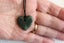 BEAUTIFUL SMALL LOVE HEART INANGA FLOWER POUNAMU / JADE Carousel 2