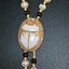 Art Deco, Neiger Brothers, flapper length, Egyptian revival, necklace Carousel 5