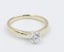 9ct Gold with White Gold Claws 0.53ct Solitaire Ring SYR2288 Carousel 1