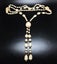 Art Deco, Neiger Brothers, flapper length, Egyptian revival, necklace Carousel 1