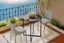 OTIS D68 Tempered Glass Top Dining Table/Bar Table (Black) Carousel 1